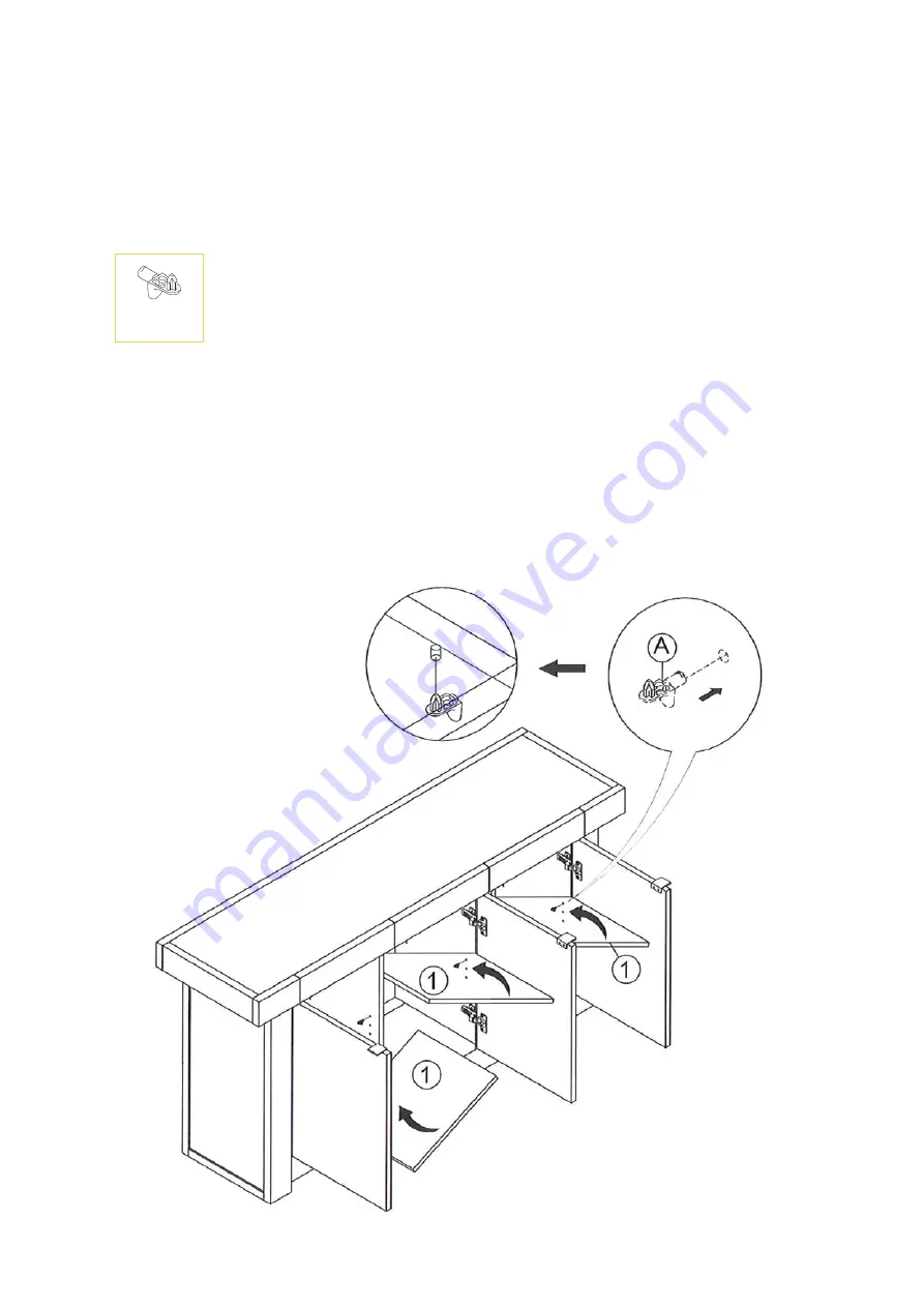 BROSA Haruki Wide Sideboard Assembly Manual Download Page 3