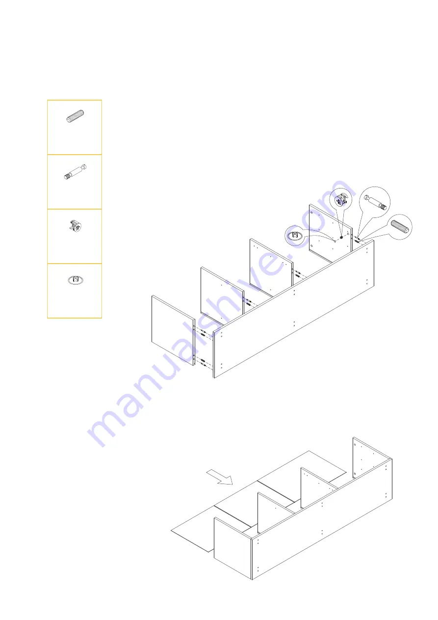 BROSA Josie Sideboard Large Assembly Manual Download Page 4