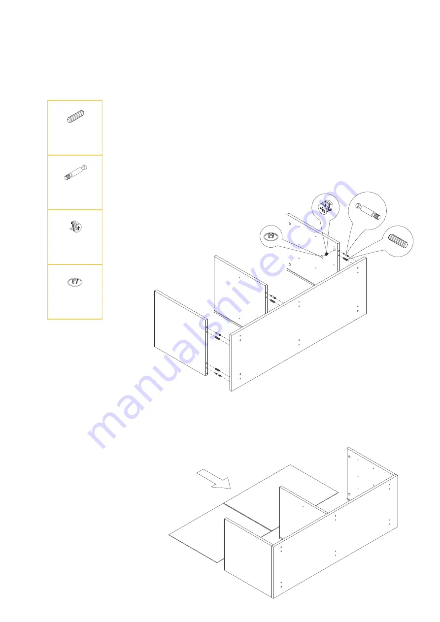 BROSA Josie Sideboard Small Assembly Manual Download Page 4