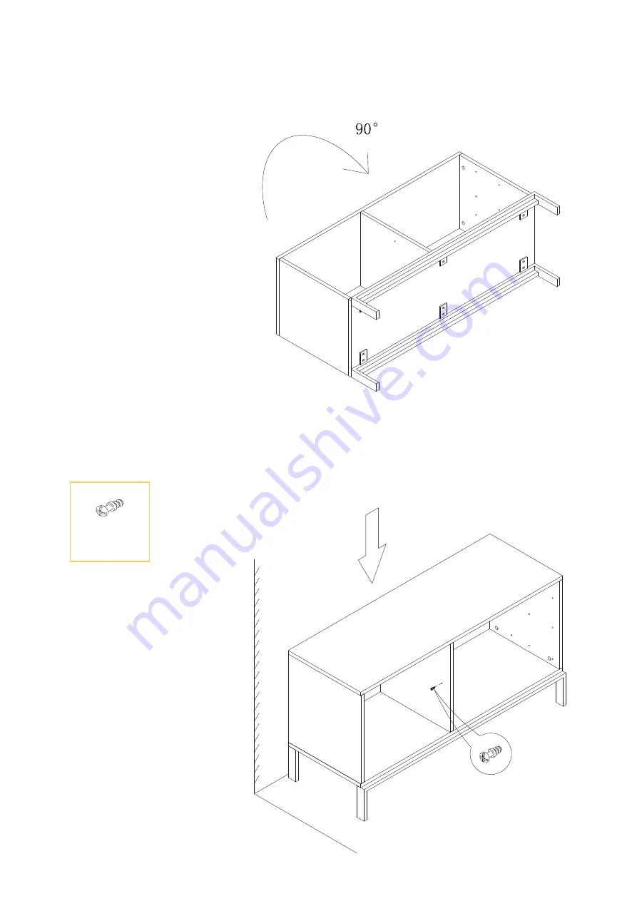 BROSA Josie Sideboard Small Assembly Manual Download Page 6