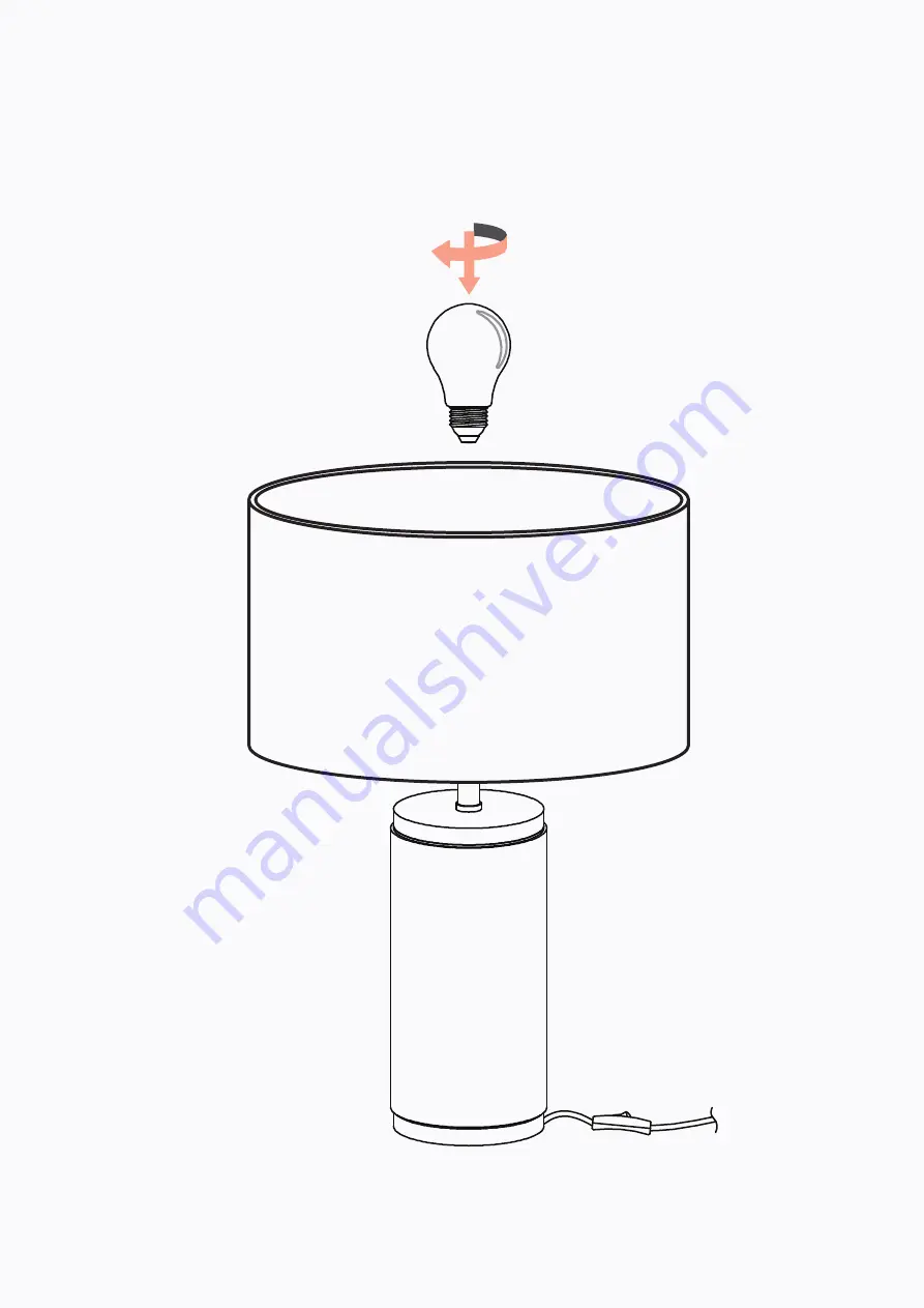 BROSA Kio Table Lamp Assembly Manual Download Page 8