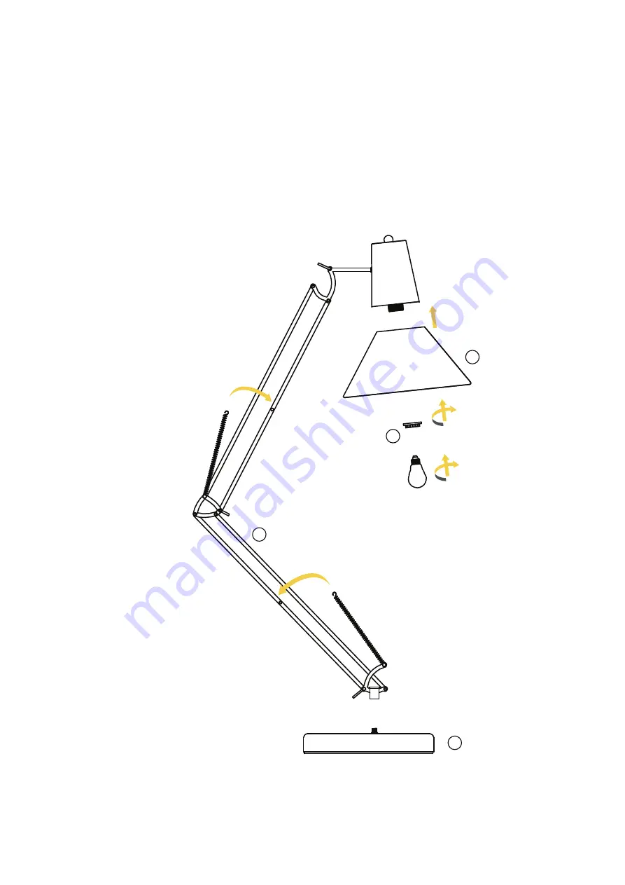 BROSA Pictor Floor Lamp Assembly Manual Download Page 4