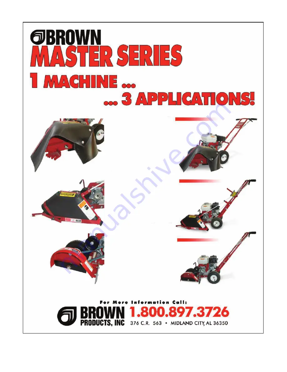 Brown Products Trench Master 459-001 Owner'S And Operator'S Manual Download Page 14