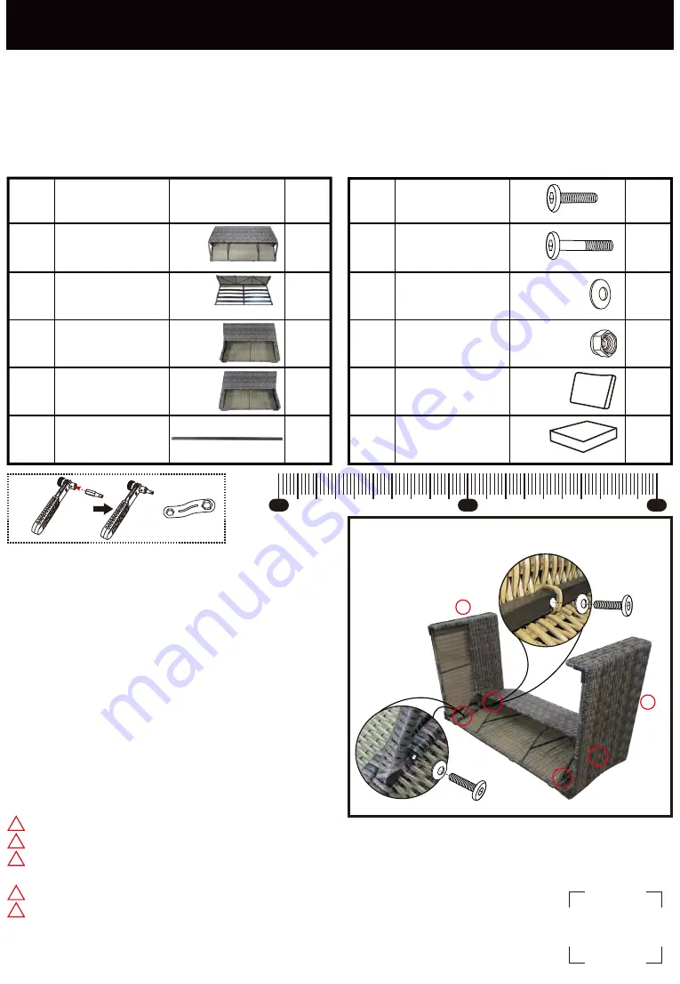 Broyhill EAGLE BROOKE KVS9494 Assembly Instruction Download Page 2