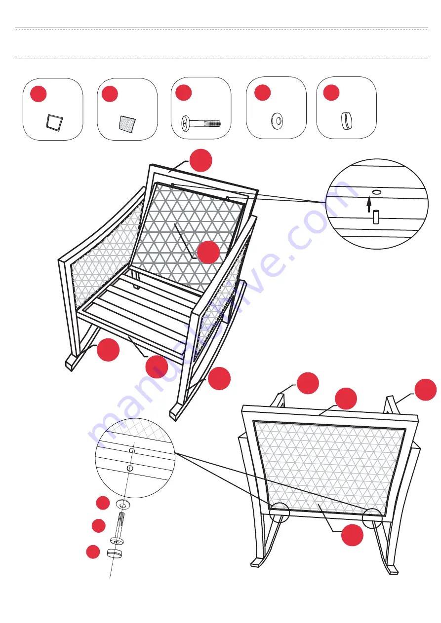 Broyhill MADISON BS21151-2 Assembly Instructions Manual Download Page 6