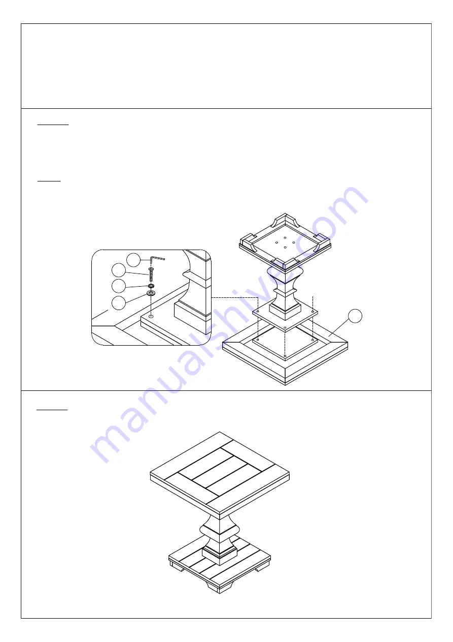 Broyhill TUSCANY DY900E Assembly Instruction Manual Download Page 6