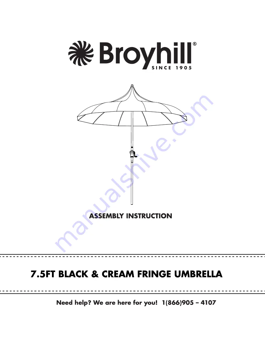 Broyhill UCS190009F Assembly Instruction Download Page 1