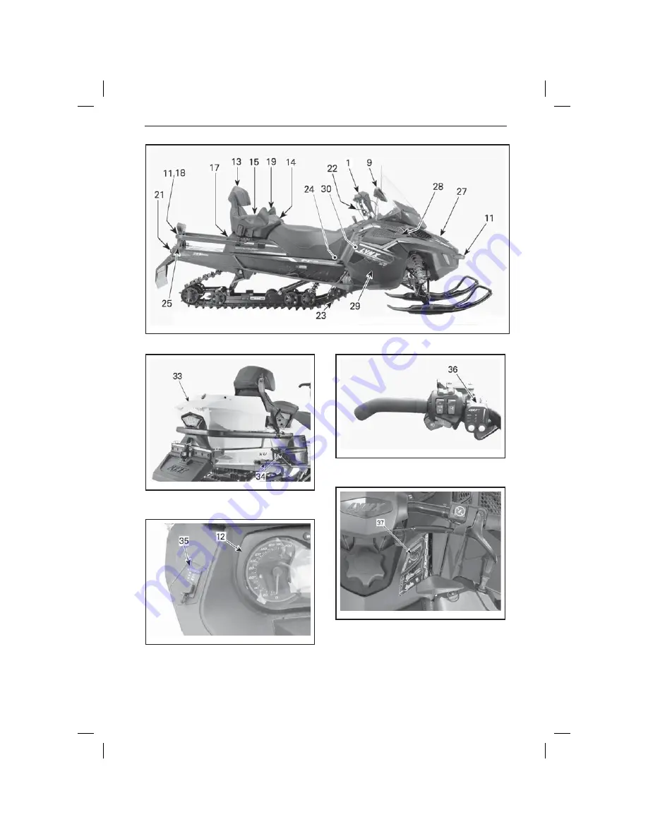 BRP Lynx 1200 4-TEC 900 ACE 2018 Original Operator'S Manual Download Page 39