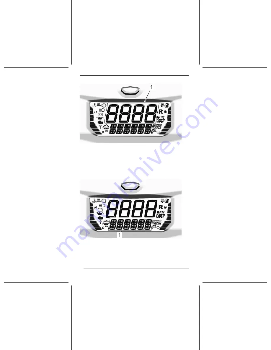 BRP Ski-Doo COMPACT DIGITAL DISPLAY Operator'S Manual Download Page 10