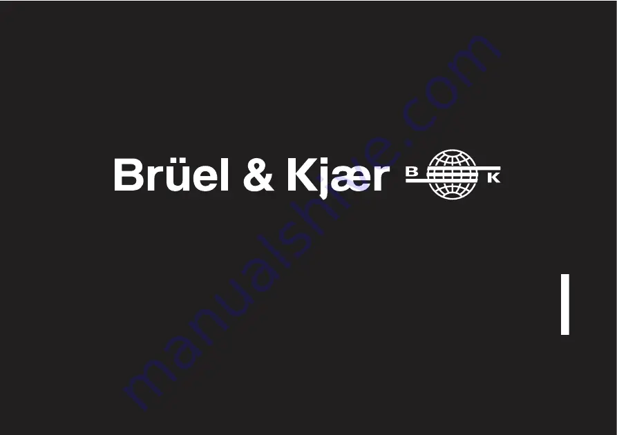 BRUEL & KJAER 3660-A-20 Series Setup Manual Download Page 20