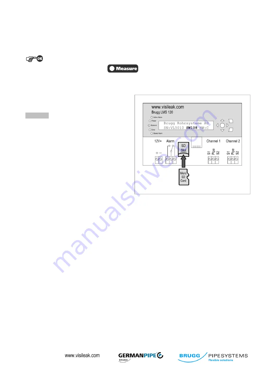 Brugg Pipesystems GERMANPIPE LMS 120 Operating And Service Instructions Download Page 14