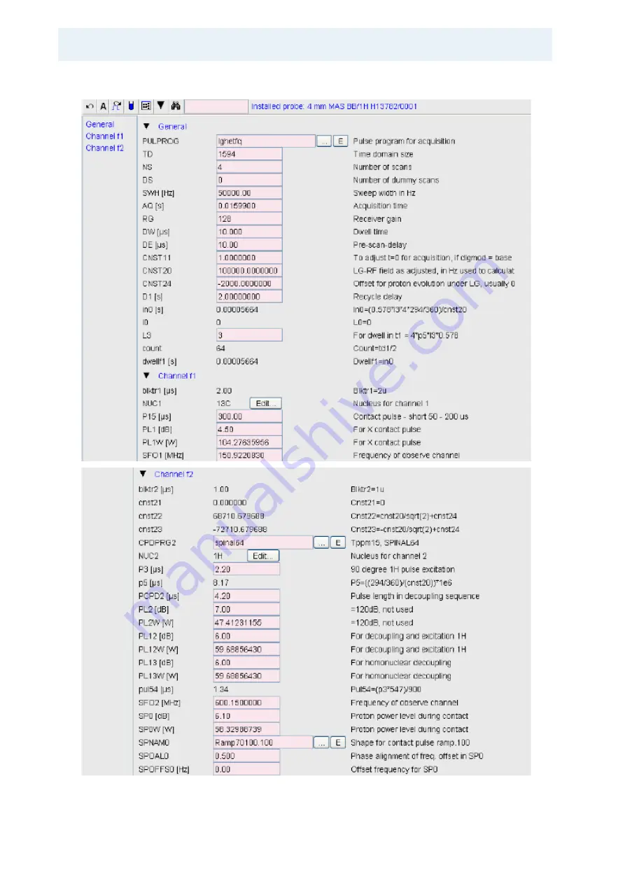 Bruker BioSpin Solid State NMR User Manual Download Page 122