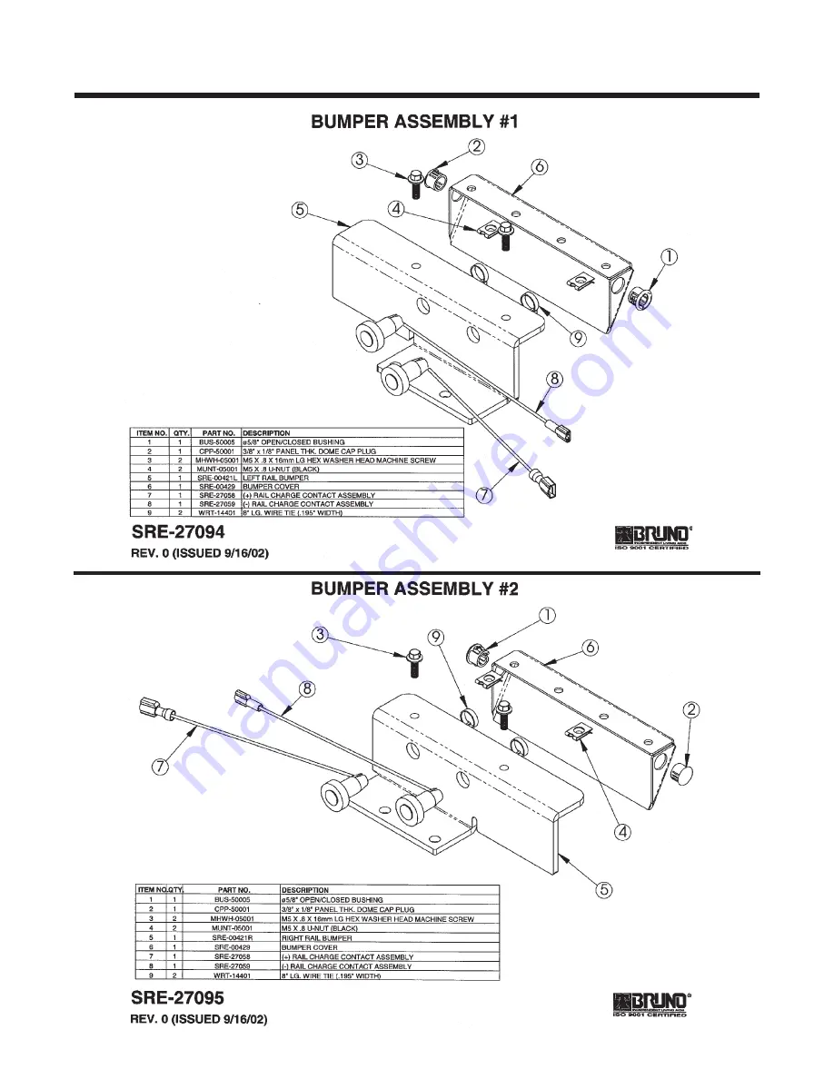 Bruno SRE-2700 Installation Manual Download Page 53