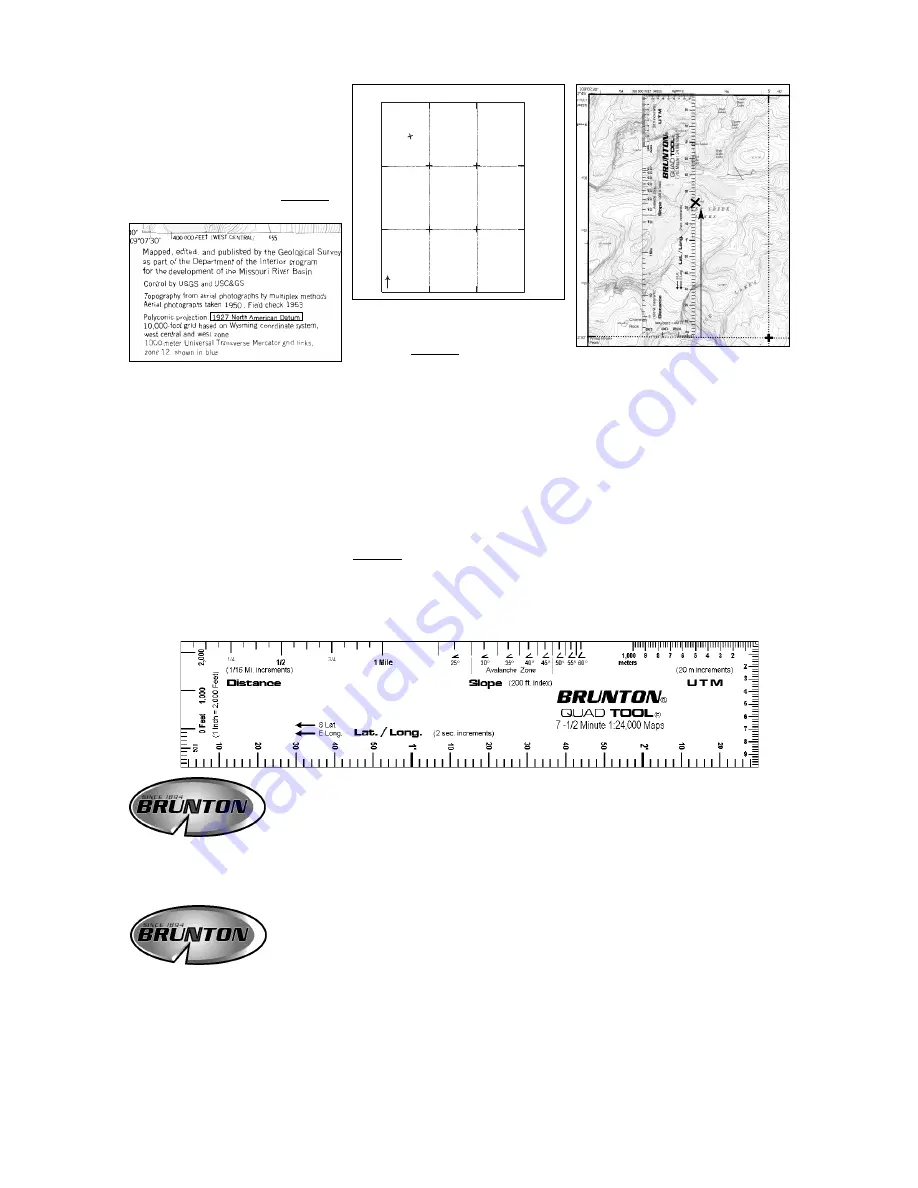 Brunton QuadTool Скачать руководство пользователя страница 1