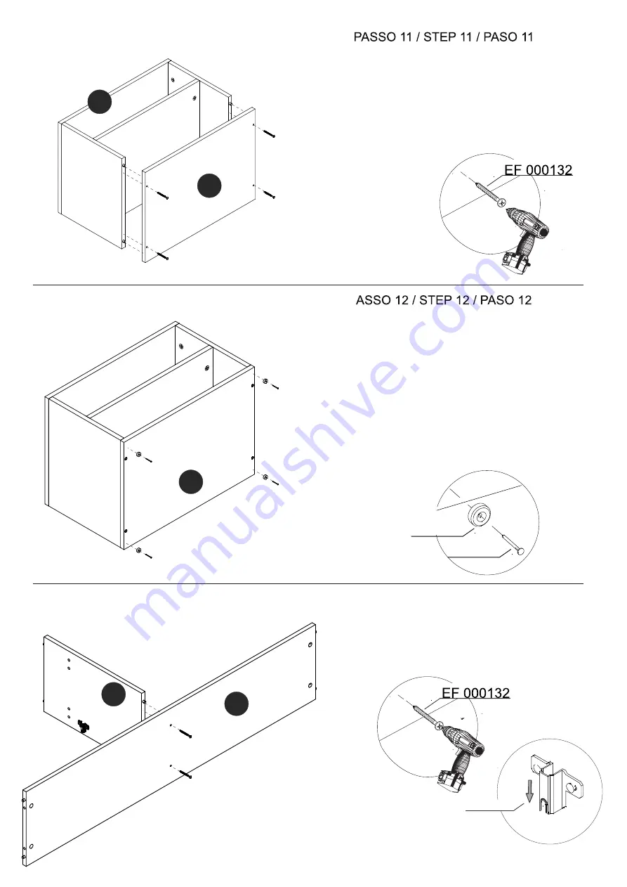 BRV Móveis BR 399-192 Assembly Instructions Manual Download Page 12