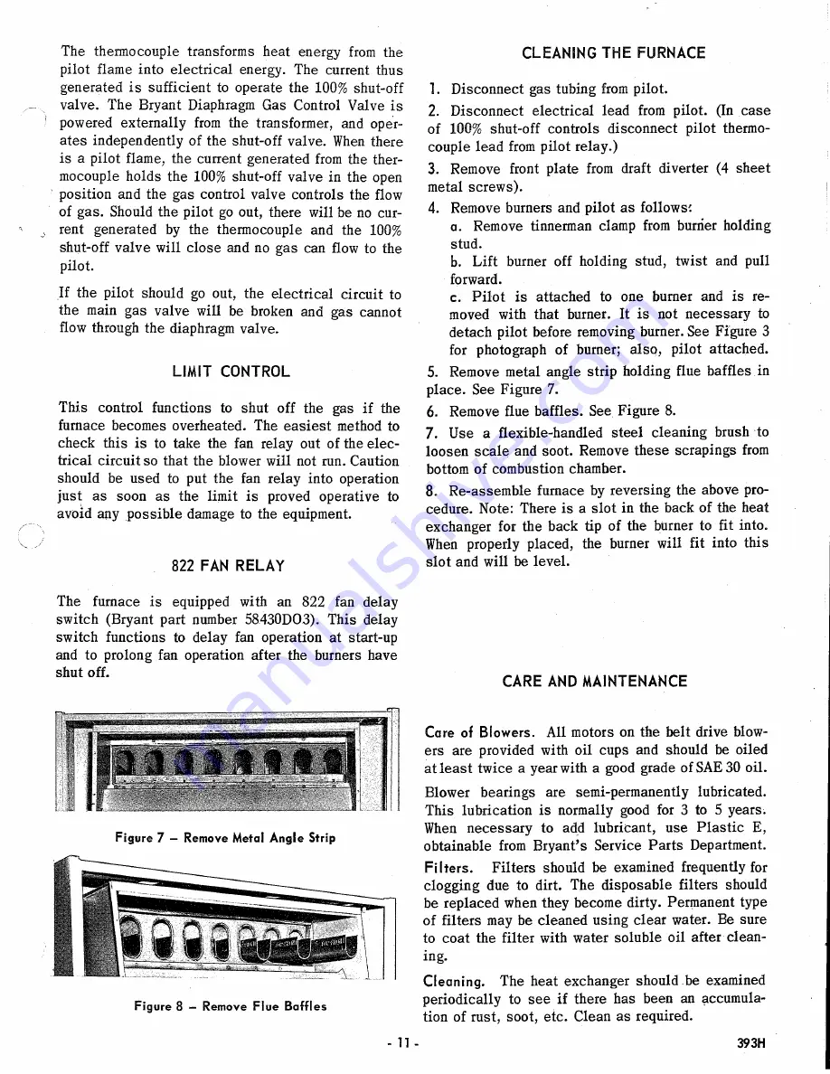 Bryant 393H Installation Instructions Manual Download Page 11