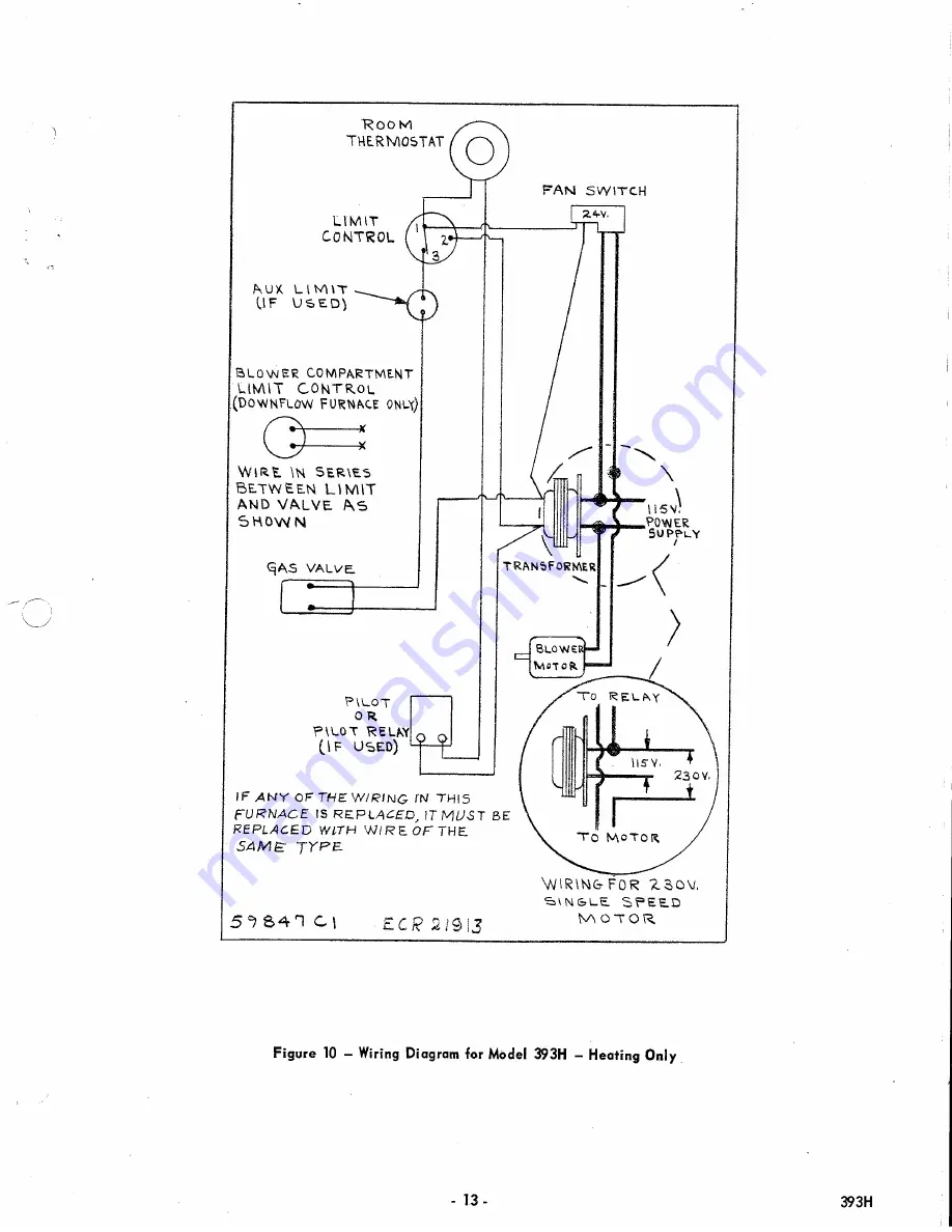 Bryant 393H Installation Instructions Manual Download Page 13