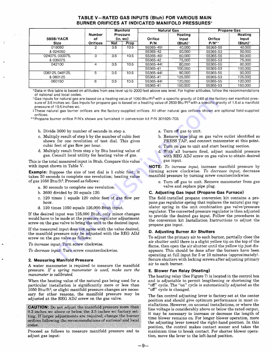 Bryant 585B/YACR Скачать руководство пользователя страница 9