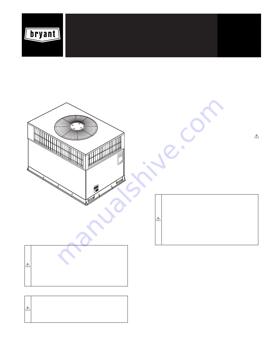 Bryant 604A Скачать руководство пользователя страница 1