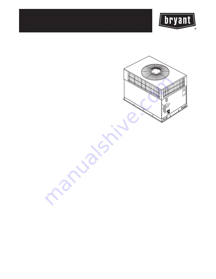 Bryant 604D024 Скачать руководство пользователя страница 1
