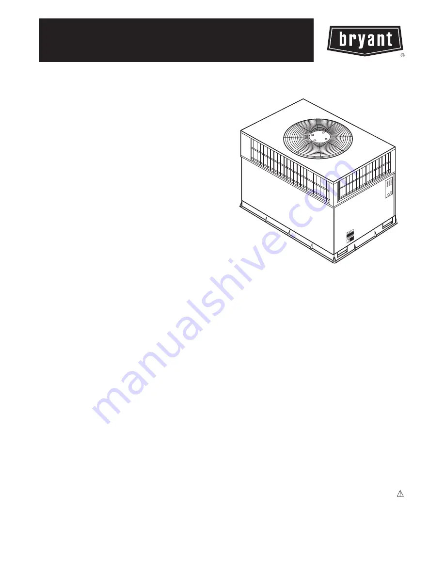 Bryant 607C024 Скачать руководство пользователя страница 1