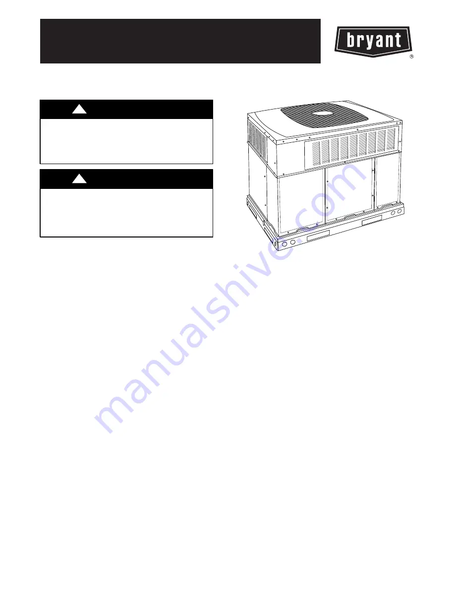 Bryant 677D--A Installation Instructions Manual Download Page 1