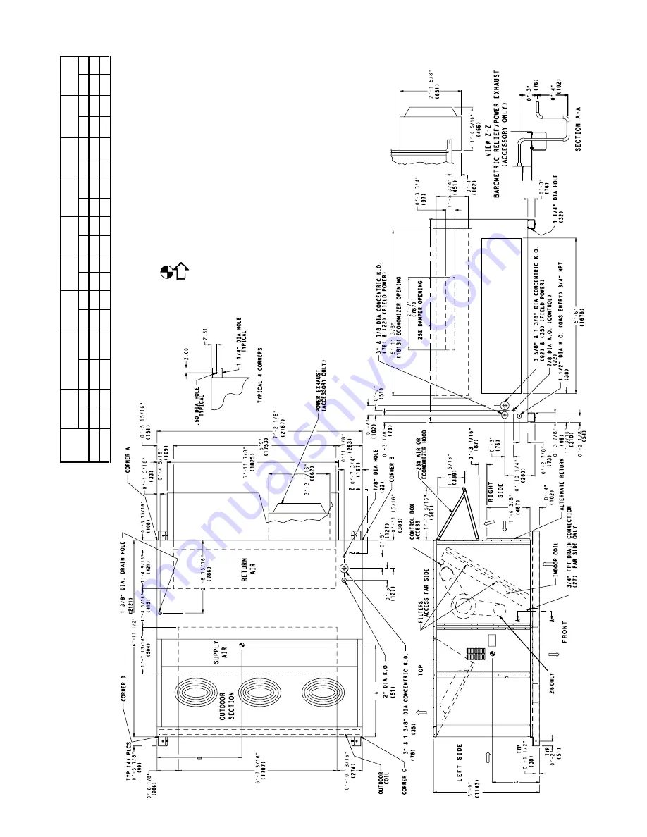 Bryant DURAPAC 579F Installation, Start-Up And Service Instructions Manual Download Page 5