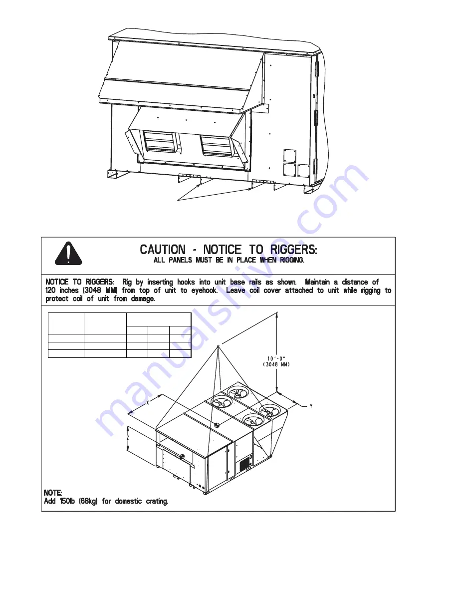 Bryant DURAPAC PLUS 581A Installation And Service Instructions Manual Download Page 4