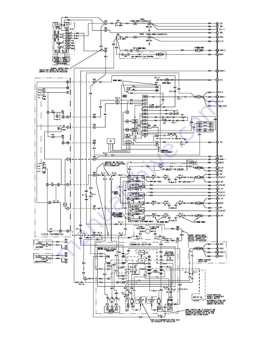 Bryant DURAPAC PLUS 581A Installation And Service Instructions Manual Download Page 44