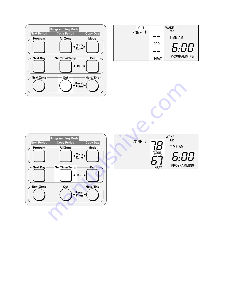 Bryant ZONE PERFECT PLUS A96447 User'S Information Manual Download Page 10