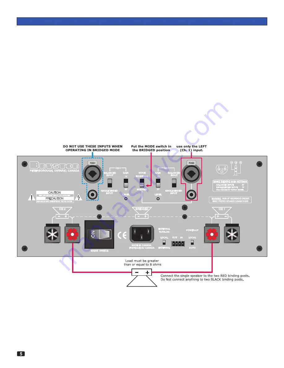 Bryston 3BSST2 Owner'S Manual Download Page 8