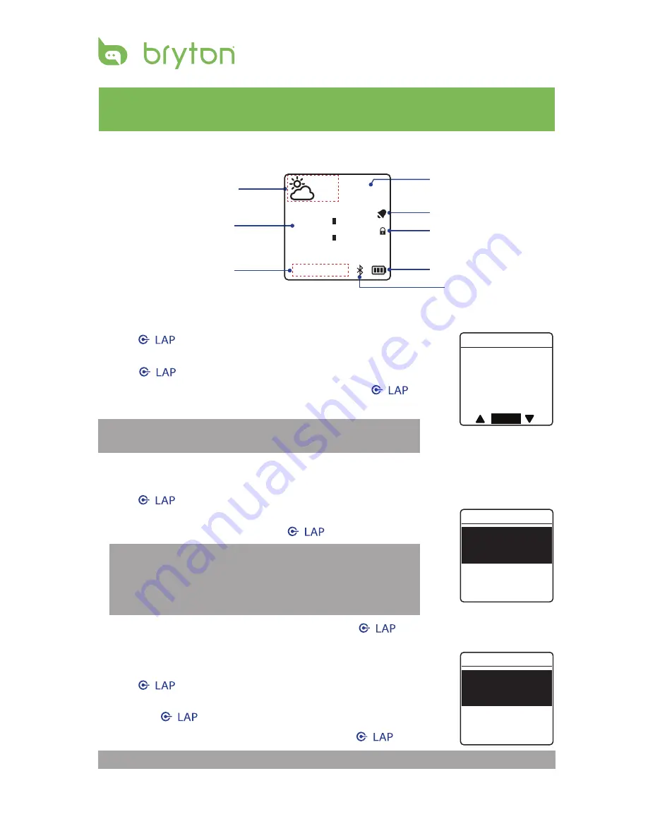 Bryton Amis S630 User Manual Download Page 15