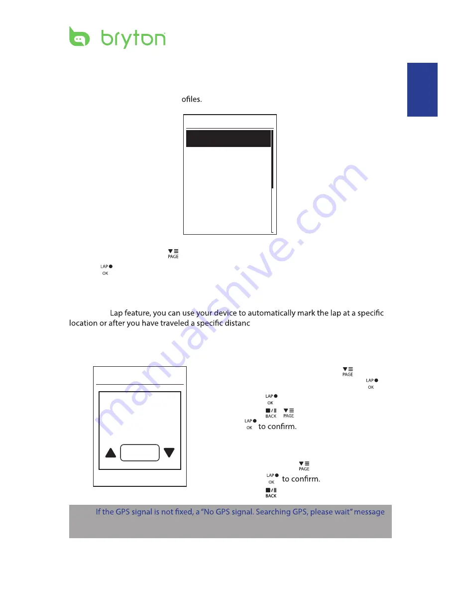 Bryton RIDER 330 User Manual Download Page 20