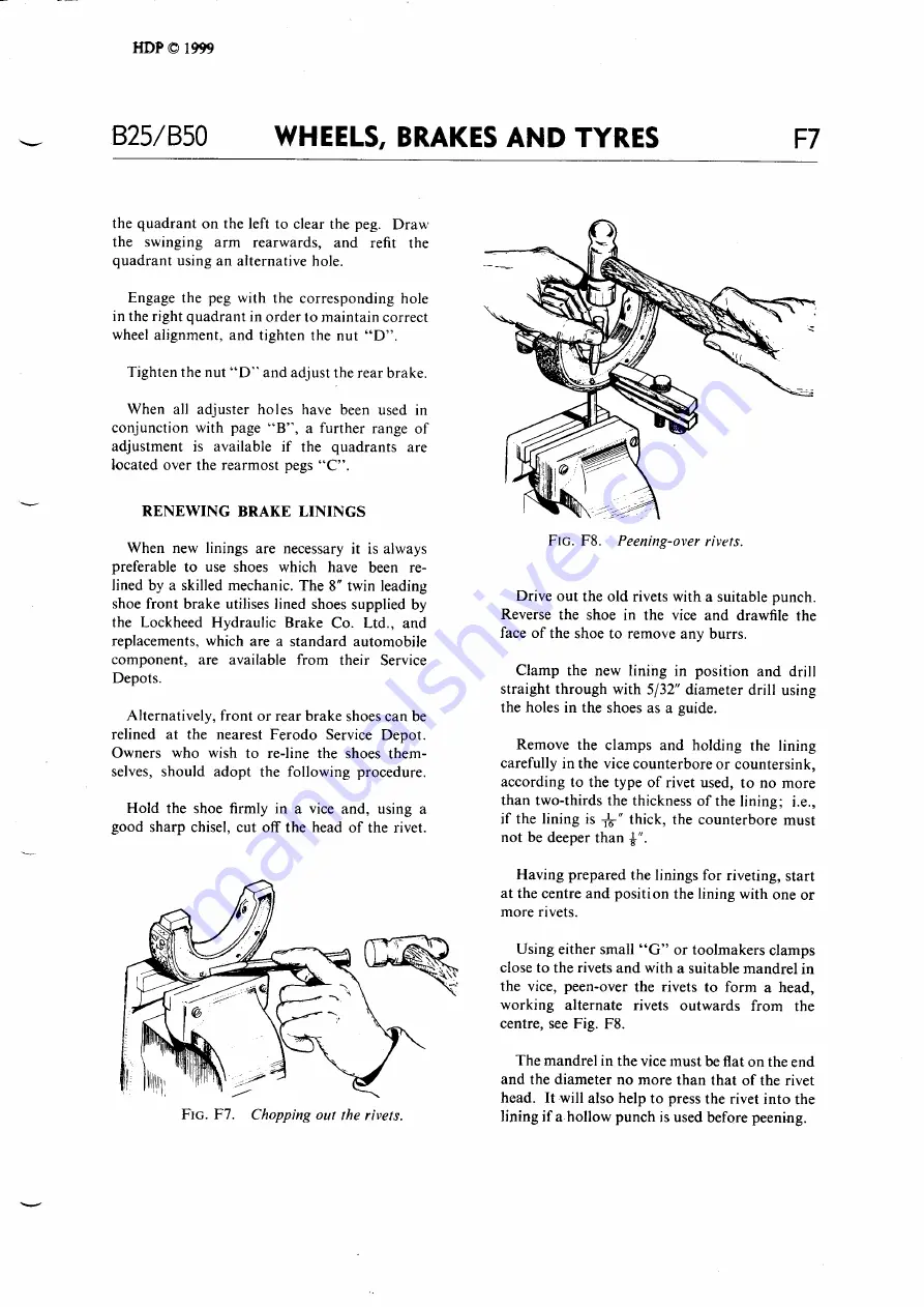 BSA B25SS Gold Star 1971 Workshop Manual Download Page 115