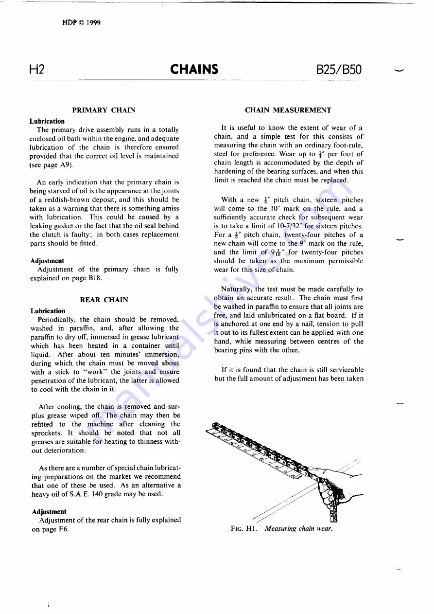 BSA B25SS Gold Star 1971 Workshop Manual Download Page 141