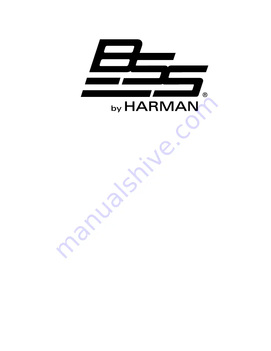 BSS Audio EC-4B Installation Manual Download Page 20