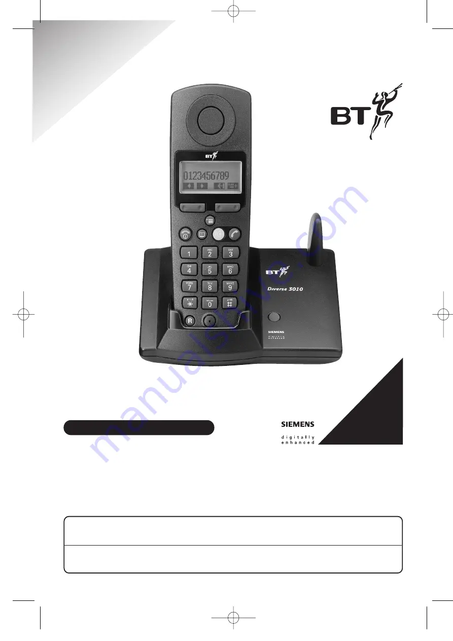 BT DIVERSE 3010 EXECUTIVE User Manual Download Page 1