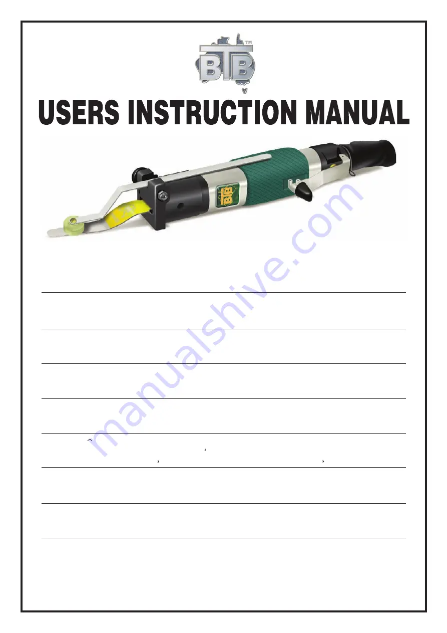 BTB WK10HD User Instruction Manual Download Page 1