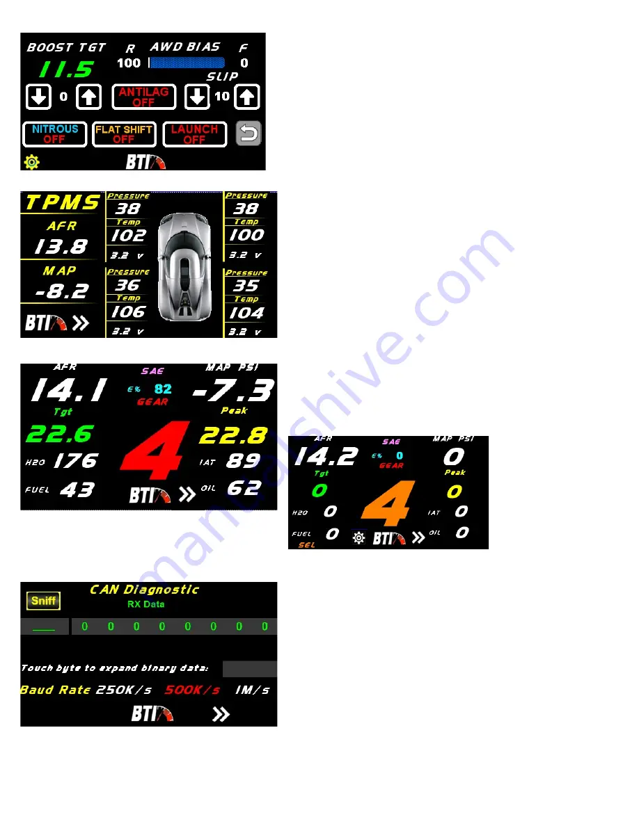 BTI 4.3 TFT Installation Manual Download Page 59