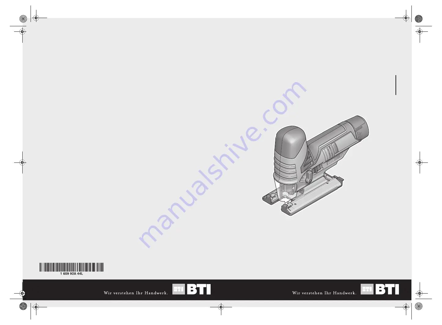 BTI 9 090 224 Original Instructions Manual Download Page 1