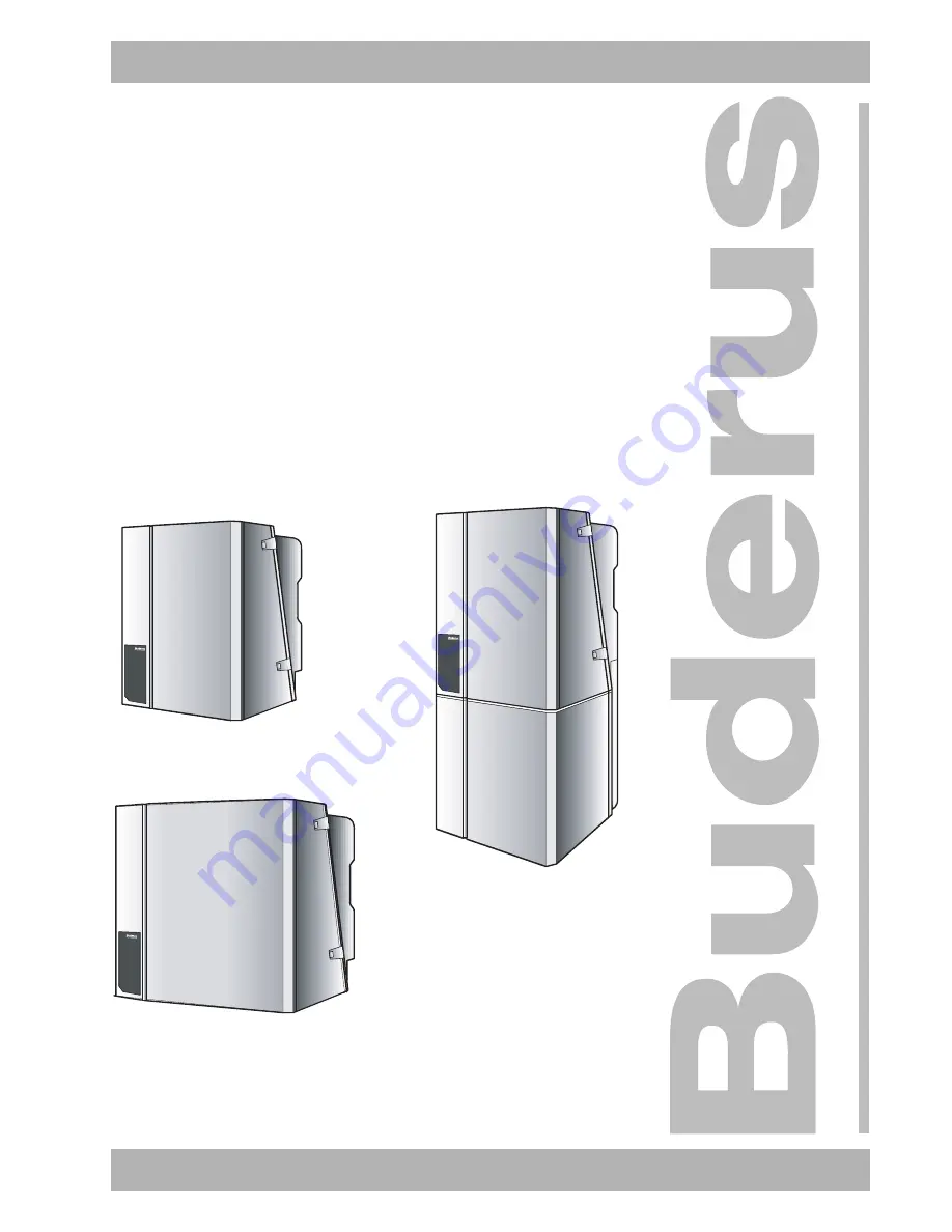 Buderus 800 - 24 User Manual Download Page 1