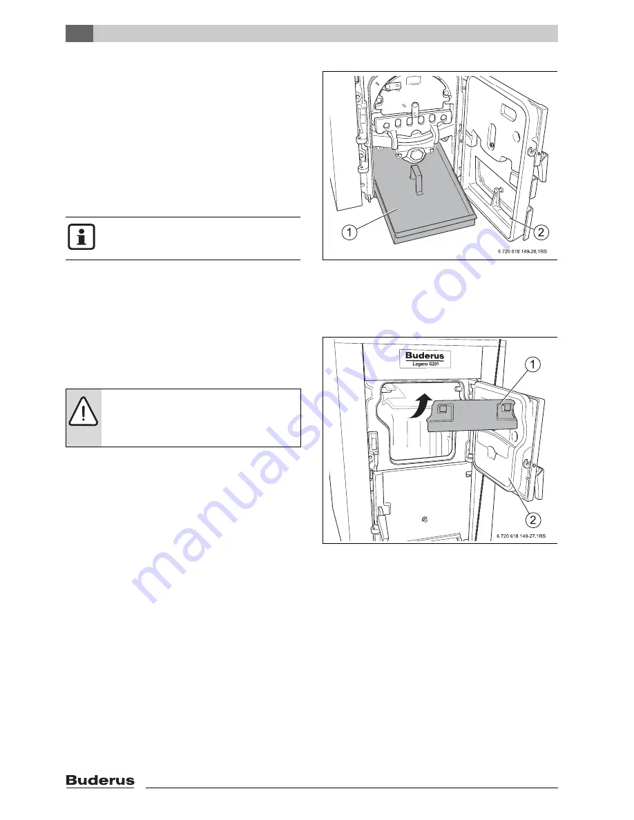 Buderus G201 Operating Instructions Manual Download Page 18