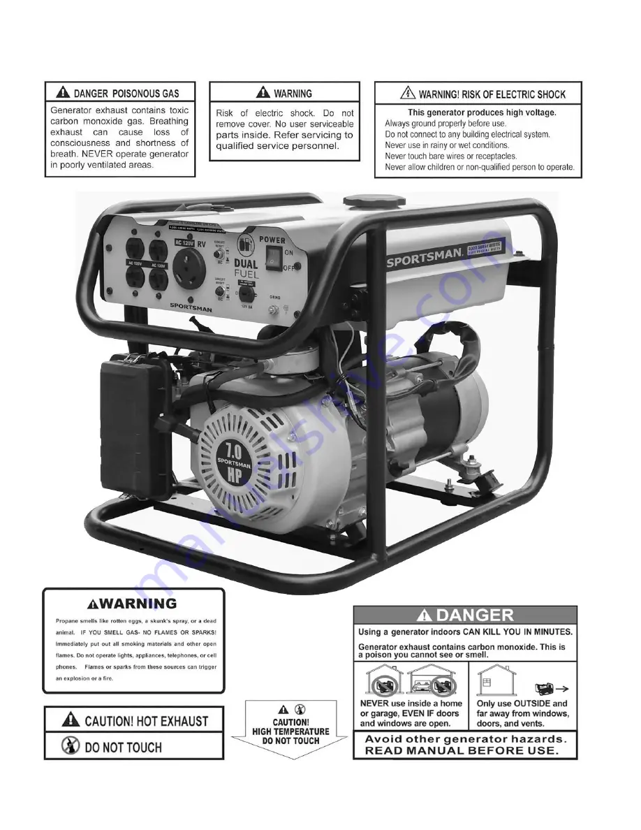 Buffalo Tools GEN4000DF-SS Скачать руководство пользователя страница 8