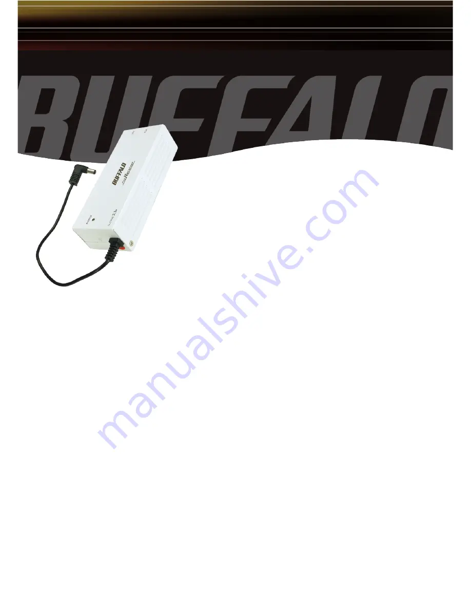 Buffalo Power Over Ethernet Receiver WLE-POE-R33 Quick Setup Manual Download Page 1