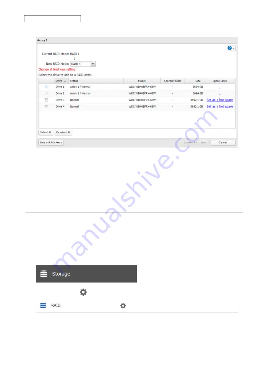 Buffalo TeraStation 6000 Series User Manual Download Page 52