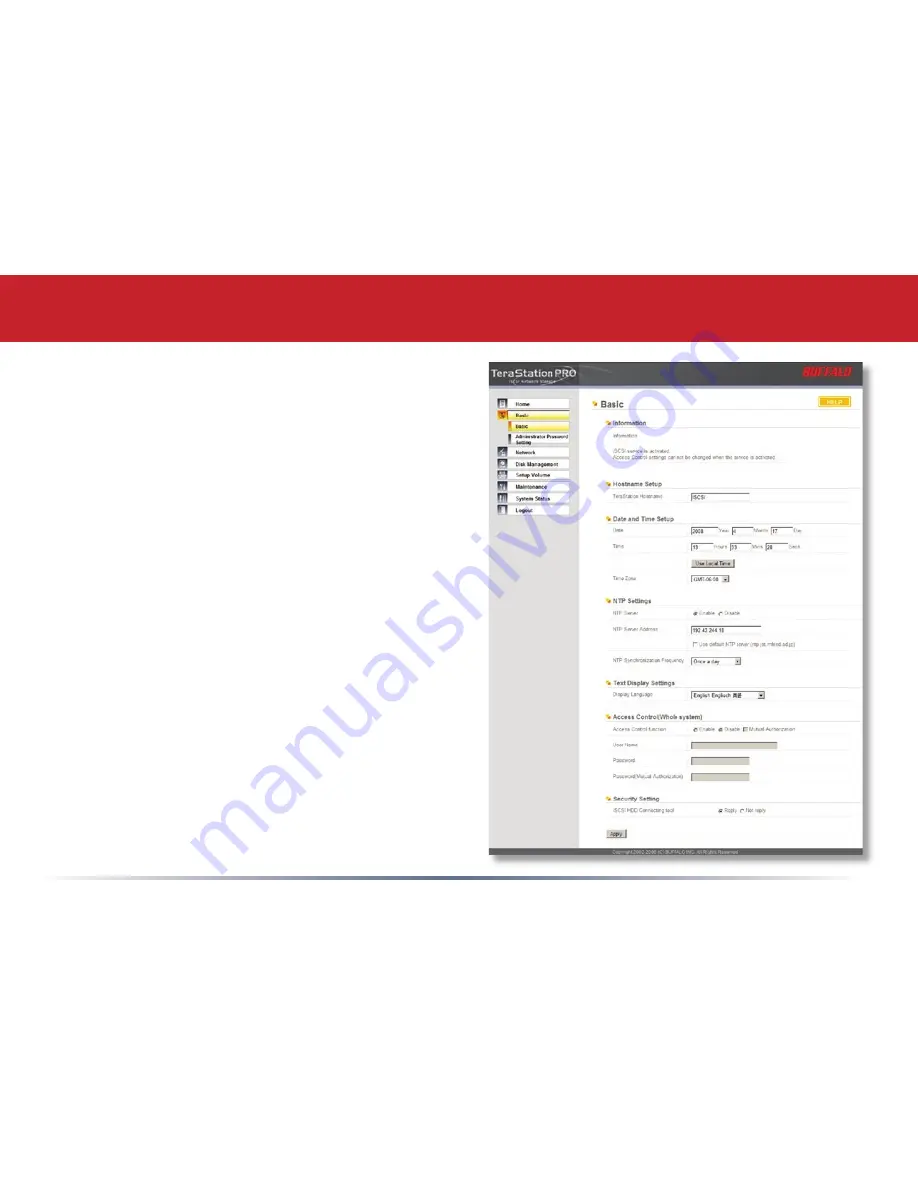 Buffalo TeraStation iSCSI User Manual Download Page 19