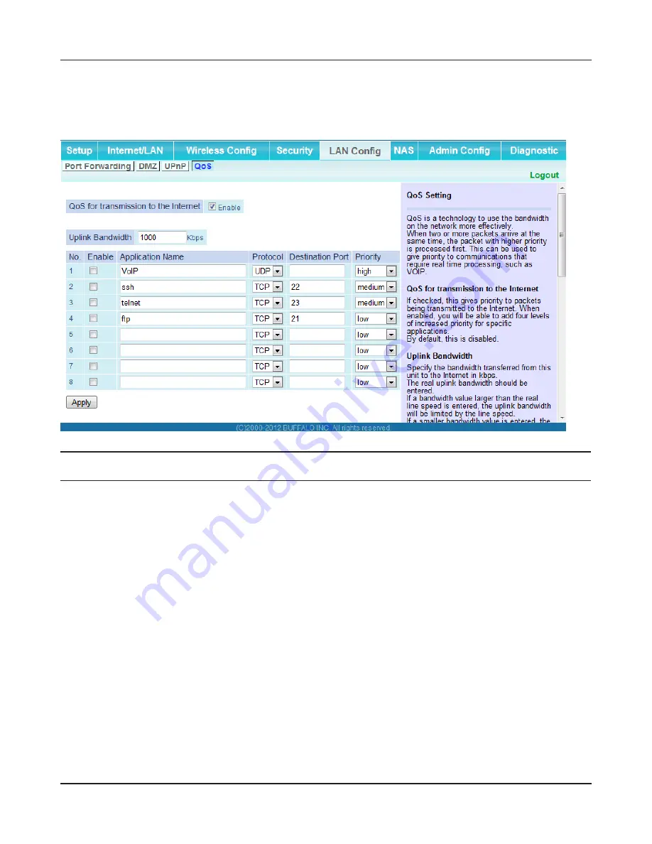 Buffalo WZR-D1800H User Manual Download Page 55