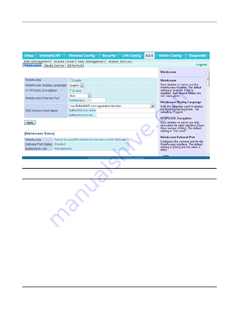 Buffalo WZR-D1800H User Manual Download Page 62