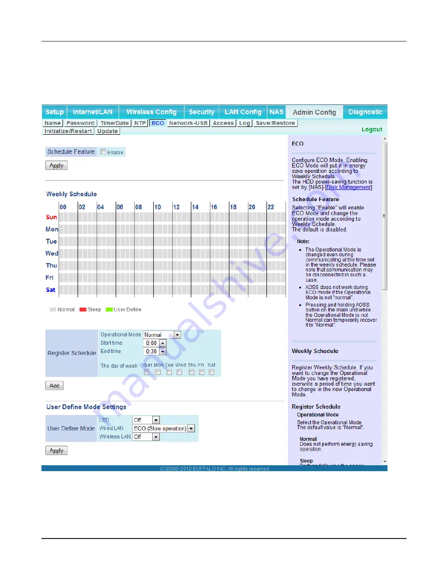 Buffalo WZR-D1800H User Manual Download Page 71