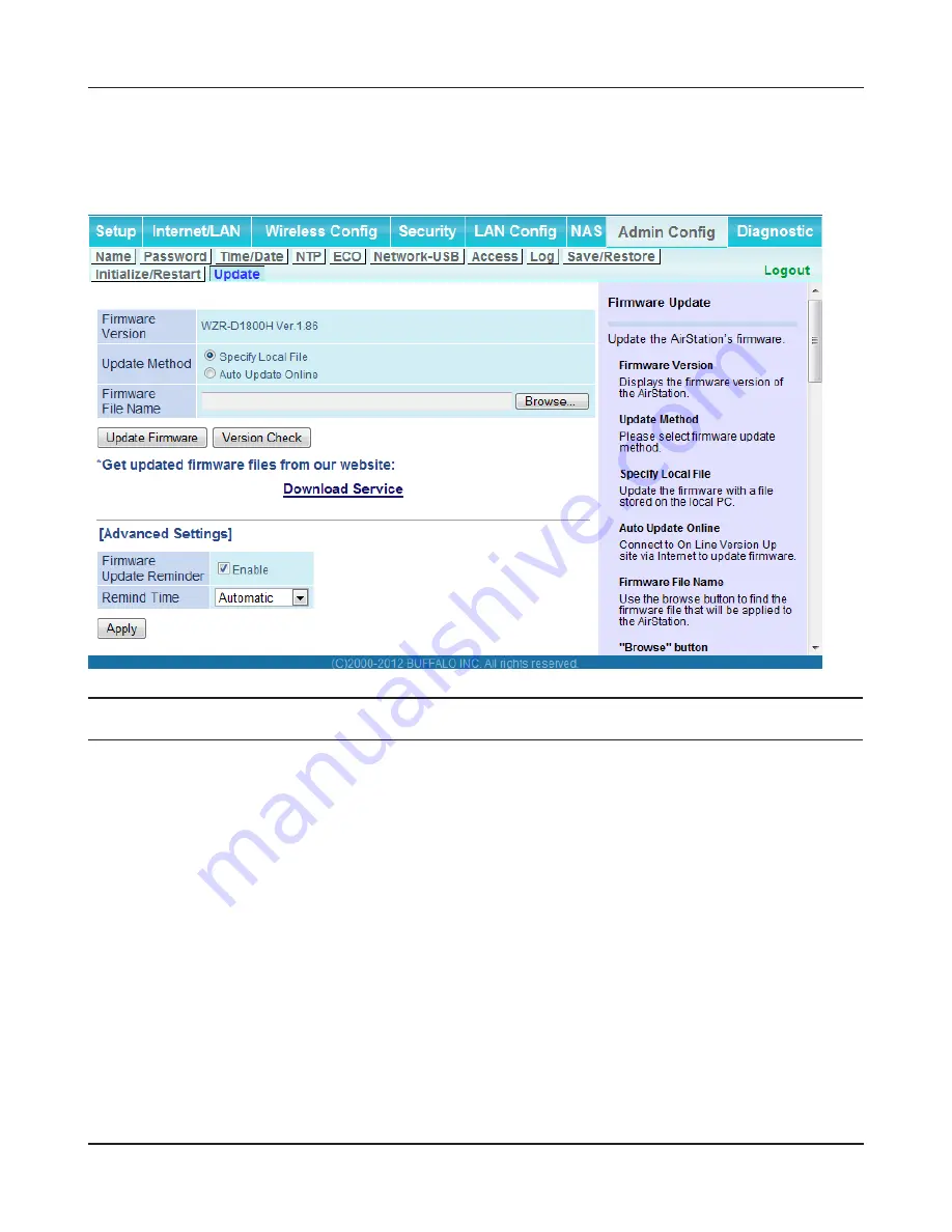 Buffalo WZR-D1800H User Manual Download Page 77